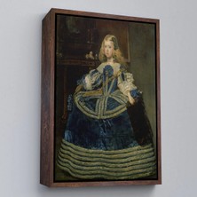 Trezon Ahşap Çerçeveli Diego Velázquez - Infanta Margarita'nın Portre TABLO-7333