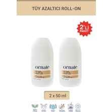 Ornate Karınca Tüy Azaltıcı, Beyazlatıcı, Koku ve Ter Karşıtı Unisex Doğal Roll On 2'li Set