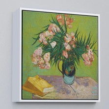 Trezon Ahşap Çerçeveli Vincent Van Gogh Zakkum TABLOSU-8359
