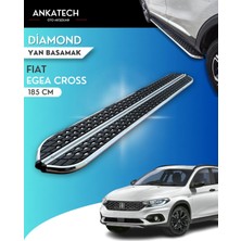 Ankatech Fiat Egea Cross Diamond Krom Yan Basamak 185 cm 2020 Üzeri