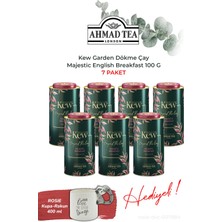 Ahmad Tea 7 Kutu Kew Garden Majestic English Breakfast 100 G ve Rakun Kupa