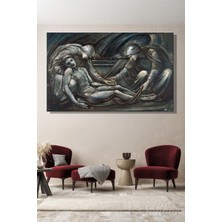 Şehber Kanvas Tablo Yatay Tekli Edward Burne-Jones The Entombment Mezara Konuluş Isimli Tablosu 2932