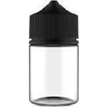Cambellcap Gorilla Fat 60ML Ithal V3 Pet Şişe - 5 Adet -(Şeffaf Şişe - Siyah Kapak)