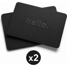 MEO 2'li Paket Hello Akıllı Nfc ve Qr Kodlu Kartvizit