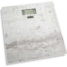 tp Buğz Sinbo Dijital Tartı - Beyaz Renk - 180 kg Maks Kapasite - LCD Ekran
