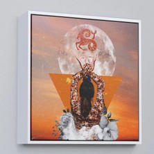 Trezon Ahşap Çerçeveli Burç ve Astroloji TABLOSU-8327