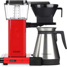 Moccamaster Filtre Kahve Makinesi, Paslanmaz Çelik, 1.25 L Kapasite, Kırmızı, 1450W
