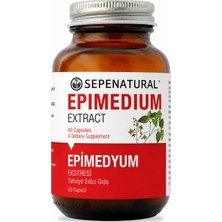 Sepe Natural Ekstrakt 60 Kapsül 480 mg | Horny Goat Weed Extract