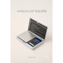 Dijital Hassas Cep Terazisi 600G Kapasiteli Profesyonel Mini Tartı
