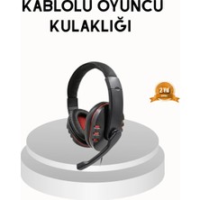 Renklime Profesyonel Gaming Kulaklık – Mikrofonlu, Yumuşak Pedli, Stereo Ses Kalitesi, Tere Dayanıklı
