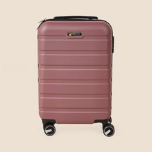 Hoffmanns Titan Kabin Boy Abs Valiz - Gülkurusu - 57X37X23 cm