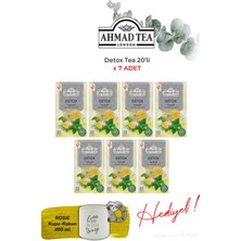 Ahmad Tea Detox Tea 20’li Poşet Çay 7 Paket ve Rakun Kupa