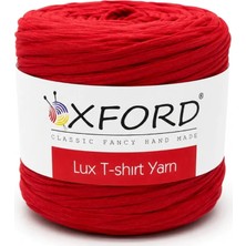 Oxford İplik Oxford Penye Spaghetti T-Shirt Yarn Penye Iplik 600 gr – Çanta Sepet Ipi 030 Kırmızı