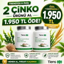 Tiens Çinko (Zinç) ve Yumurta Beyazı Içeren Takviye Edici Gıda 60 Kapsül 18 gr 2 Al Kampanyası