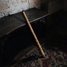 Hureggo Vintage Profesyonel Doğal Kamış Kız Ney (Si Karar) - Başlangıç ve Ileri Seviye & 70 cm
