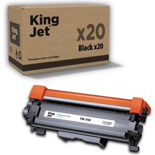 Kingjet Brother Uyumlu TN750 Standart Kapasiteli (20'li Paket) Muadil Toner