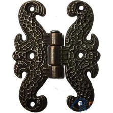 Raftan Topla Zamak Kelebek Menteşe - Büyük, 50X67MM, Oksit, 1 Adet