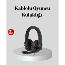 Renklime Stereo Ses Destekli Mikrofonlu Gaming Kulaklık – Yumuşak Pedli