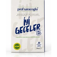 Prof Saracoğlu Prof Saraçoğlu İyi Geceler Bitki Çayı 30 g Doğal ve Katkısız Ferahlatıcı Lezzetli Karışım