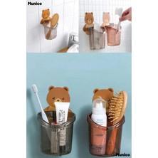 Mikasso Ayı Figürlü Plastik Organizer Çocuk Odası ve Banyo Için Düzenleyici Belirtilmemiş Çok Renkli