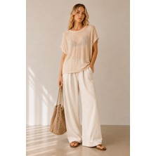 Alexander Gardi Açık Örgü Oversize Bluz