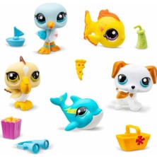 TeknoKapsül Littlest Pet Shop Minişler 5'li Figür Seti S1 - Minişler Tatilde