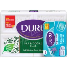 3 Adet Duru Sabun Saf Doğal Klasik 600 Gr+ Ocean Fresh 150 gr Hediyeli
