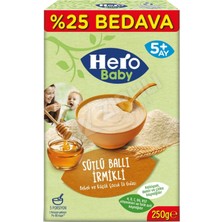 4 Adet Hero Baby Sütlü Ballı Irmikli Kaşık Maması 250 gr