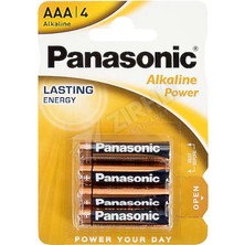 Panasonic Alkaline Power 4'lü Ince Pil