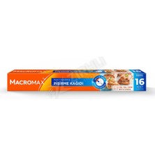 3 Adet Macromax Hazır Kesilmiş Pişirme Kağıdı 16'lı