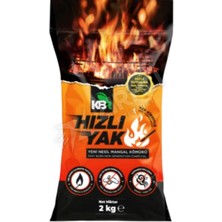 Kbr Hızlıyak Mangal Kömürü 2 kg