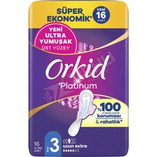 Orkid Ultra Platinum 4'lü Uzun Ekstra 16'lı