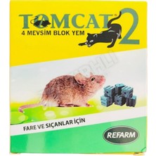 2 Adet Tomcat 2 Blok Yem Fare ve Sıçanlar Için