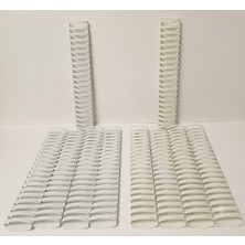 Sarff Plastik Spiral 51 mm Beyaz - Krem 45'li Paket