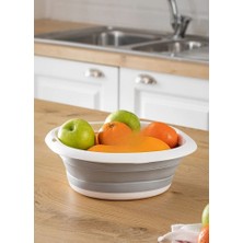 Jet's Home Badya Katlanır Sebze Badyası Silikon Badya Leğen Orta Boy No:1 2,7 Lt