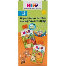 4 Adet Hipp Meyve Keyfi Avantajlı Paket Turuncu (2X100 Gr)