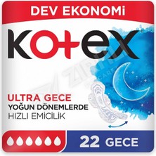 4 Adet Kotex Ultra Dev Eko Gece 22'li