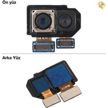 Arsking Samsung Galaxy A30 Arka Kamera ile Uyumlu Full Set Arka Kamera Büyük Kamera Ana Kamera Sensörü