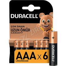 2 Adet Duracell Basic Ince Kalem Pil 6'lı Aaa