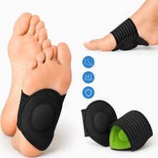 Ayak Ark Destek Pedi Plantar Fasiit Için Kavis Destek Aparatı Ayak Tabanı Destek Bandı 1 Çift Kırmed