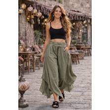 Han Tekstil Collection Otantik Bol Paça Pantolon