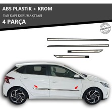 A&G Tuning Hyundai I20 Yan Kapı Koruma Çıtası Plastik + Krom