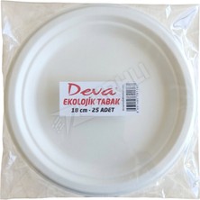 4 Adet Deva Ekolojik Tabak 18 cm 25'li