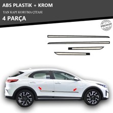 A&G Tuning Kia Xceed Yan Kapı Koruma Çıtası Plastik + Krom