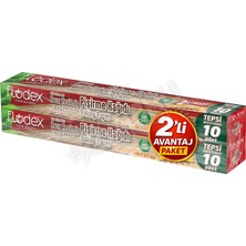5 Adet Flodex Hazır Kesilmiş Natural Pişirme Kağıdı (1+1 Avantaj Paket) 10'lu