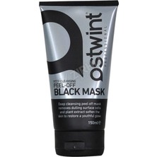 3 Adet Ostwint Soyulabilir Siyah Maske 150 ml