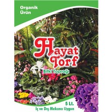 5 Adet Hayat Torf Bitki Toprağı 5 Lt