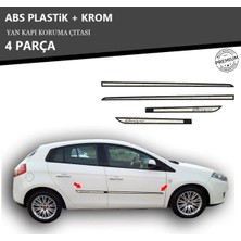 A&G Tuning Fıat Bravo Yan Kapı Koruma Çıtası Plastik + Krom