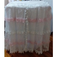 Mikasso Çamaşır Makinesi Örtüsü 21 Polyester Beyaz