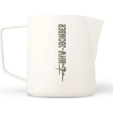 Mhw-3bomber  Süt Potu Pitcher, 600 Ml, Krem Beyaz
